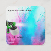 画家絵画名刺 スクエア名刺 (正面)