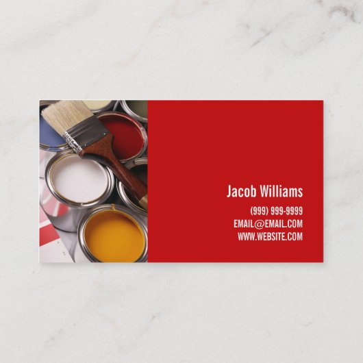 画家絵画建築名刺 名刺 (裏面)