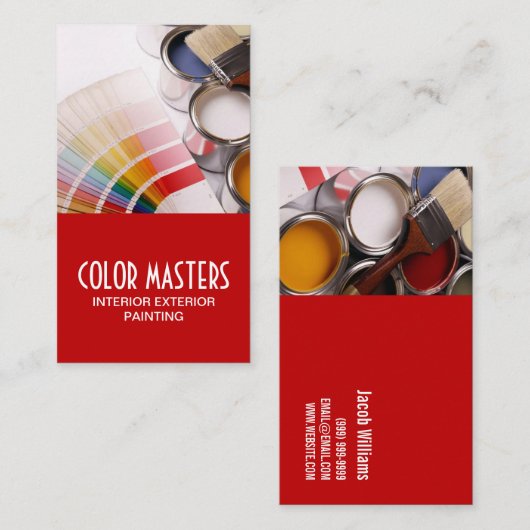 画家絵画建築名刺 名刺 (正面/裏面)