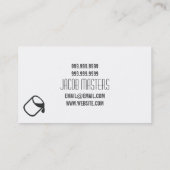 画家絵画建築名刺 名刺 (裏面)