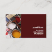 画家絵画建築名刺 名刺 (裏面)