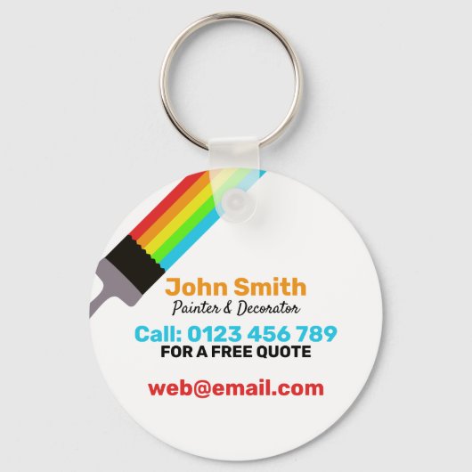 画家 キーホルダー (正面)