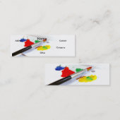 画家 スキニー名刺 (正面/裏面)