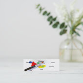 画家 スキニー名刺 (スタンド正面)