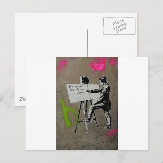 画家 ポストカード (正面/裏面)