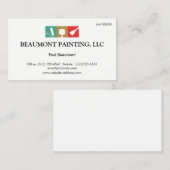 画家 名刺 (正面/裏面)