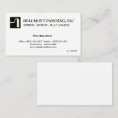 画家 名刺 (正面/裏面)