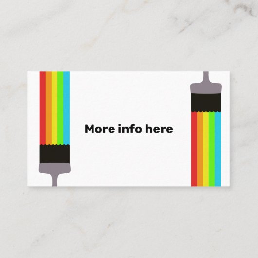 画家 名刺 (裏面)