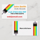 画家 名刺 (正面/裏面)