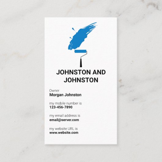 画家 名刺 (正面)