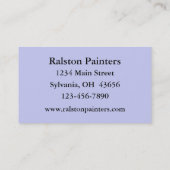 画家 名刺 (裏面)