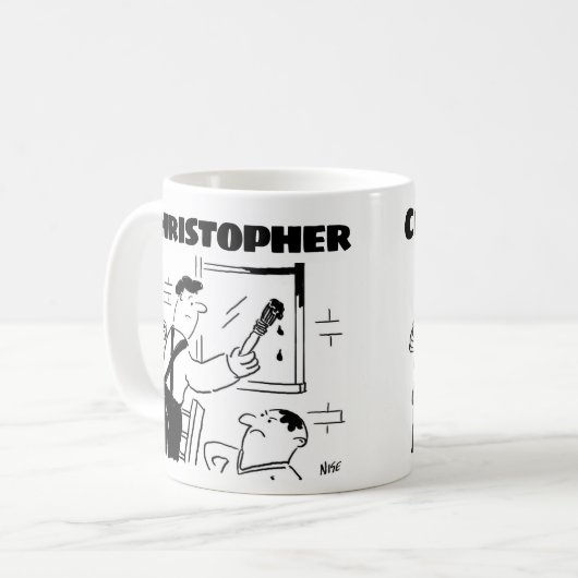 画家・装飾家への名物の贈呈 コーヒーマグカップ (正面左)