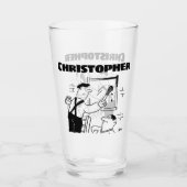 画家・装飾家への名物の贈呈 タンブラーグラス (正面)