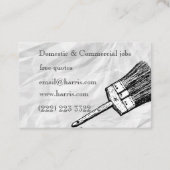 画家·装飾家用名刺 名刺 (裏面)