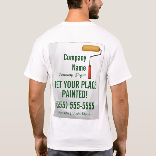 画家 Tシャツ (裏面)