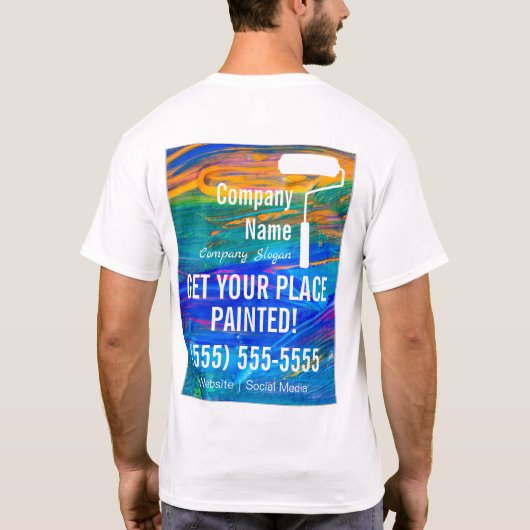 画家 Tシャツ (裏面)