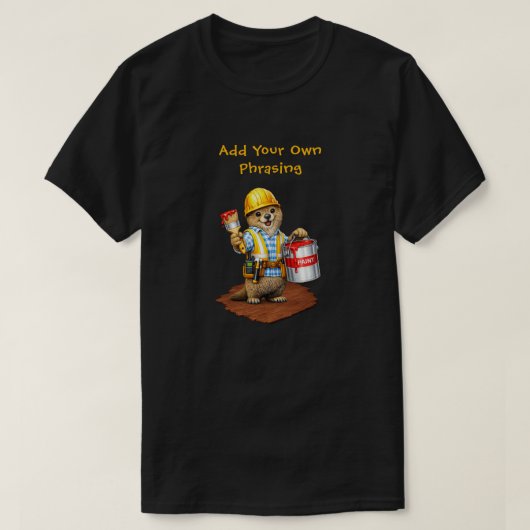 "画家" Tシャツ (デザイン正面)