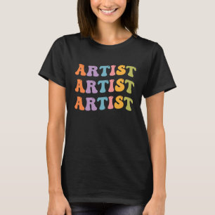 画家Artisアートワークのグラフィックデザイナー Tシャツ