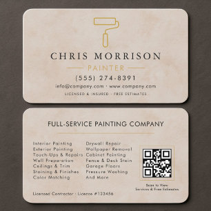 画家QRコード 名刺