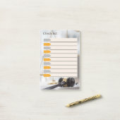 画層のチェック/判断 ポストイット (デスク上)