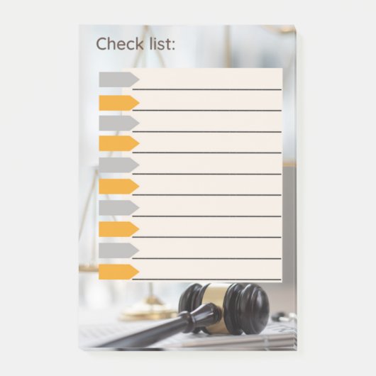 画層のチェック/判断 ポストイット (正面)