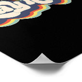 画層名パーソナライズされた名姓 ポスター (角)