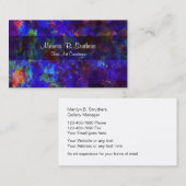 画廊の抽象芸術の名刺 名刺 (正面/裏面)