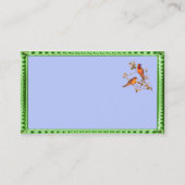 画廊-フレームおよび鳥 名刺 (裏面)