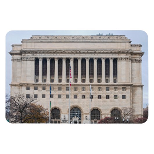 画期的なミルウォーキー郡裁判所 マグネット (横)