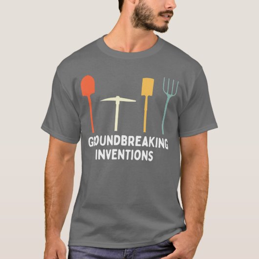 画期的な発明面白いガーデニングミームgif tシャツ (正面)