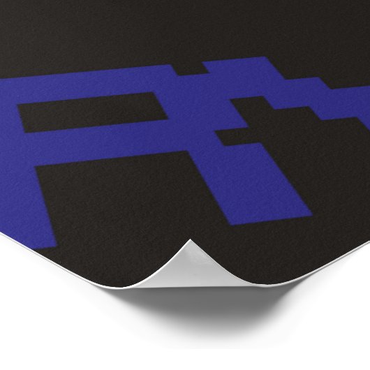 画素ゲームスタイルにおけるシームレスな抽象芸術パターンウィット ポスター (角)