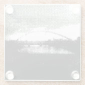 画素ブリッジ ガラスコースター (裏面)