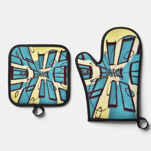 画面の調整 鍋つかみ&鍋敷きセット (正面)