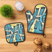 画面の調整 鍋つかみ&鍋敷きセット (トップダウン)