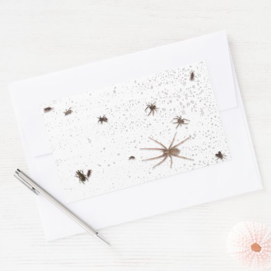 画面またはウィンドウのいたずら上の偽のバグ 長方形シール (封筒)