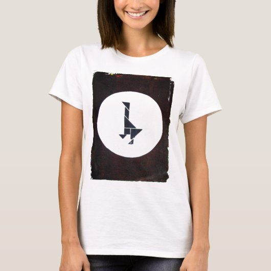 画面印刷のグラフィックアートTシャツ Tシャツ (正面)