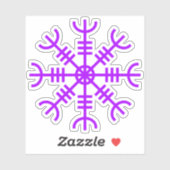 畏怖のヘルム – エーギシャルムールムール（紫） シール (シート)