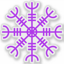 畏怖のヘルム – エーギシャルムールムール（紫） シール