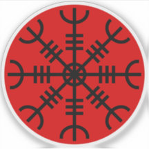 畏怖のヘルム – Aegishjalmur (黒の赤)