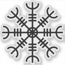 畏怖のヘルム – Aegishjalmur （黒）