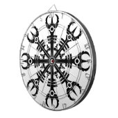 畏怖- Aegishjalmur No.2 (黒)のヘルメット ダーツボード (正面右)