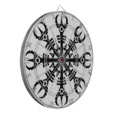 畏怖- Aegishjalmur No.2 (黒)のヘルメット ダーツボード (正面左)