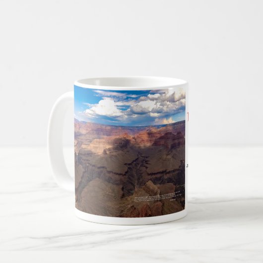 畏敬と威厳のマグカップ コーヒーマグカップ (正面左)