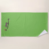 畏敬と放浪 ビーチタオル (正面)