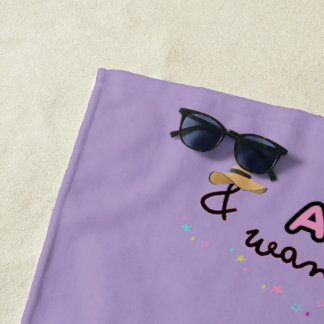 畏敬と放浪 ビーチタオル