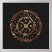 畏敬の念を抱く黒と赤の革と金ゴールド