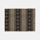 畏敬の毛布のゴールデンヘルム フリースブランケット (正面(横))