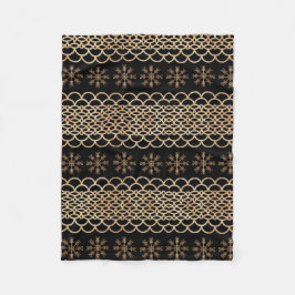 畏敬の毛布のゴールデンヘルム フリースブランケット