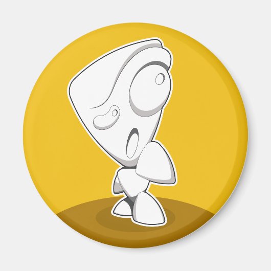 「畏敬」の台所磁石 マグネット (正面)