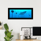 畑が荒れる ポスター (ホームオフィス)